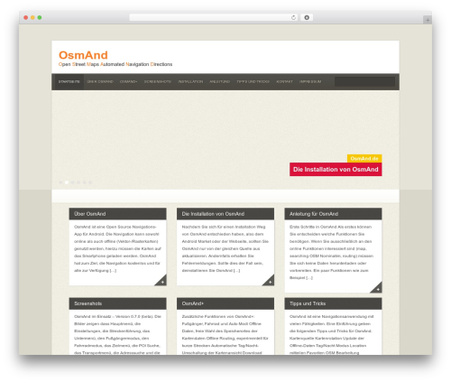 Theme WordPress Carmen - osmand.de