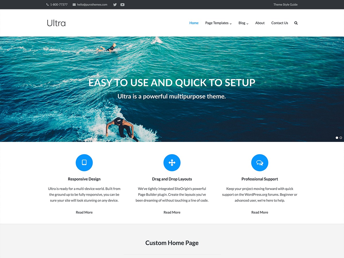 Theme WordPress OCCOA Theme