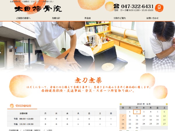 WordPress theme 太田接骨院