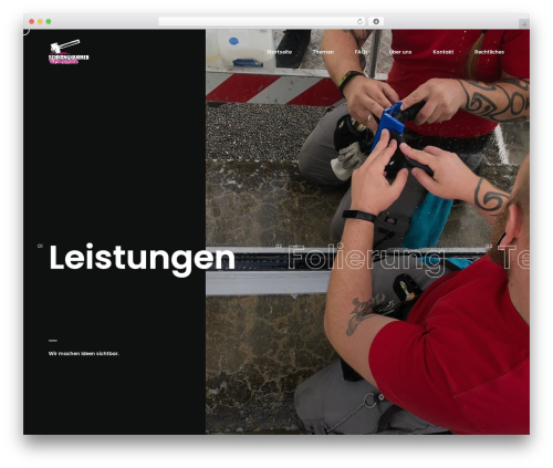 WordPress theme Grenada - sh-werbetechnik.ch