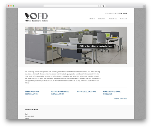 WordPress theme Refined WP - officefurnituredetails.com