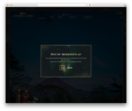 WordPress theme Centenario - ron-centenario.de