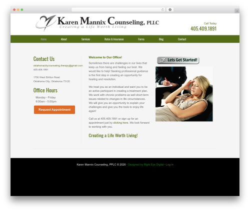 WordPress theme Genesis - oklahomacitycounseling.net