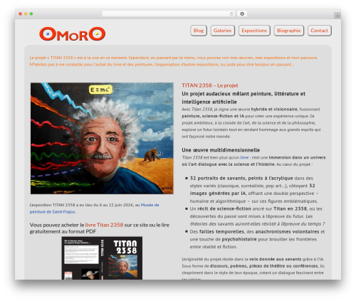 Dynamik-Gen WordPress website theme - omoro.fr