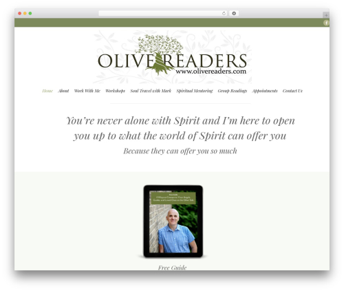 Longevity Pro theme WordPress - olivereaders.com