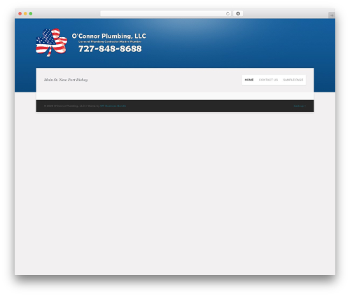 Offliner WordPress theme - oconnorplumbingllc.net/home