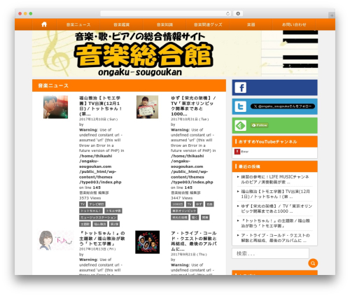 TYPE003 theme WordPress - ongaku-sougoukan.com