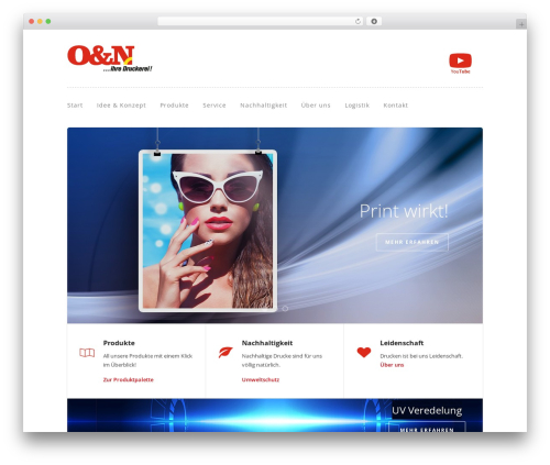 WordPress theme Aspect - ondruck.de