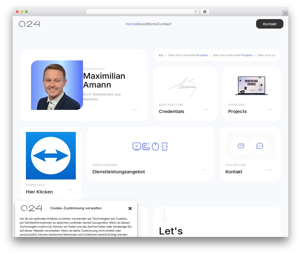 WordPress theme Gridx - amann24.de