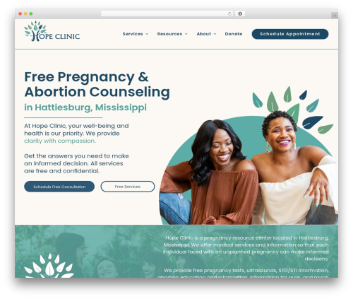 WordPress theme Uncode - hopeclinicms.com