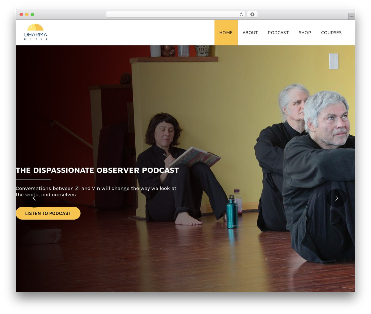 Avada WordPress theme - dharmamedia.com
