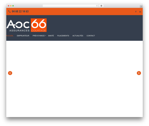 Financegroup WordPress theme - aoc66.fr