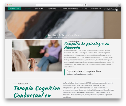 Hello Elementor theme WordPress - psicologiaeficaz.com