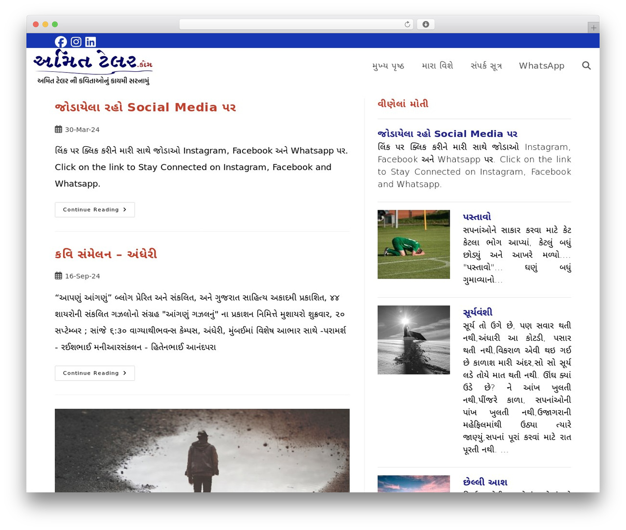OceanWP theme WordPress - amittailor.com
