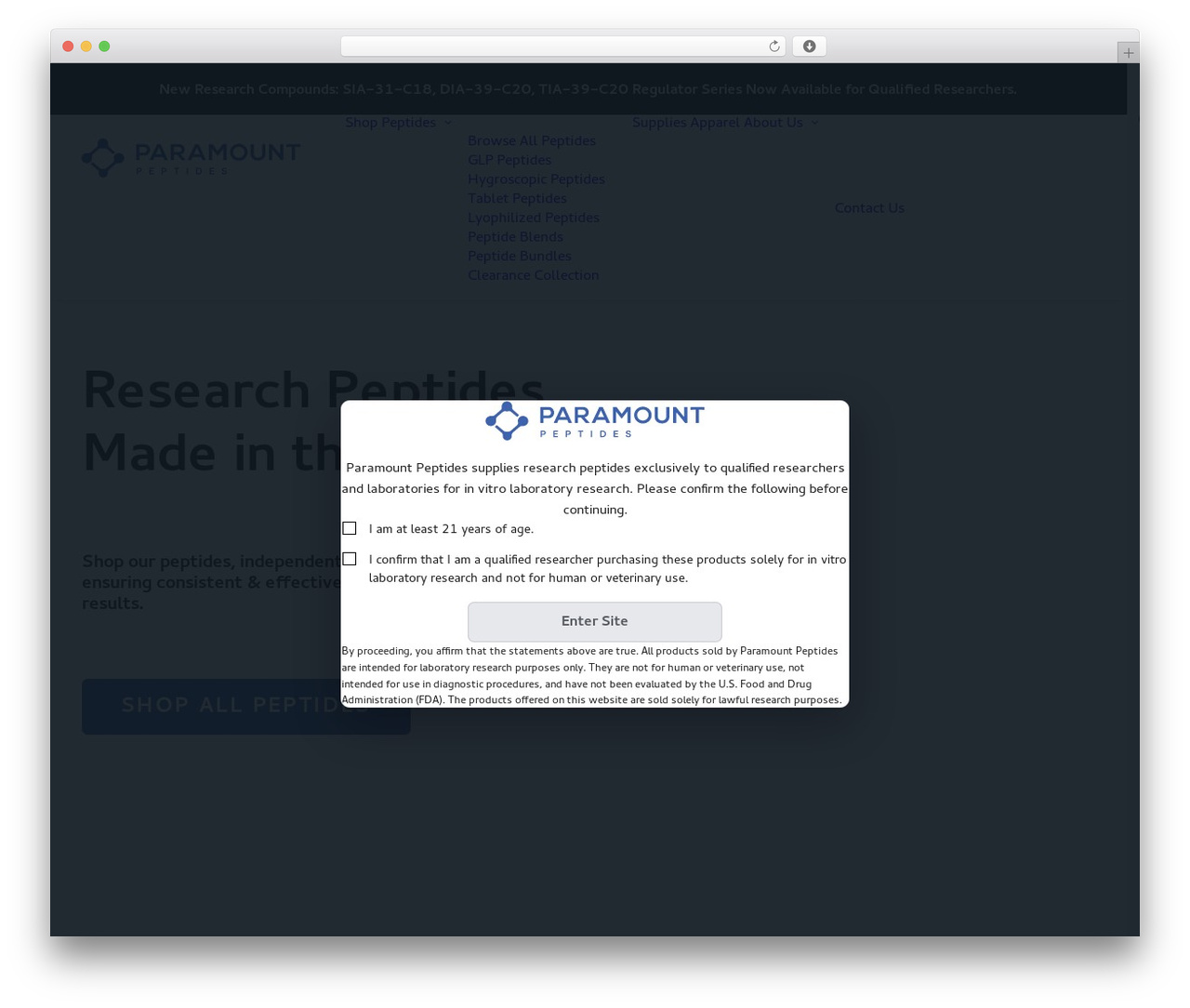 Uncode Child WP theme - paramountpeptides.com Uncode Child WP theme - paramountpeptides.com