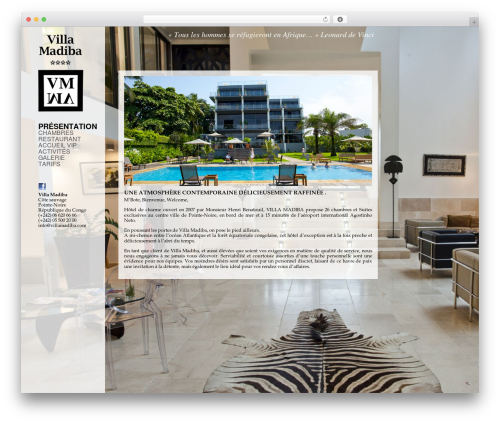 WordPress theme Tabula Rosa - villamadiba.com