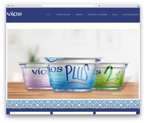 WordPress theme Frame - vios.it