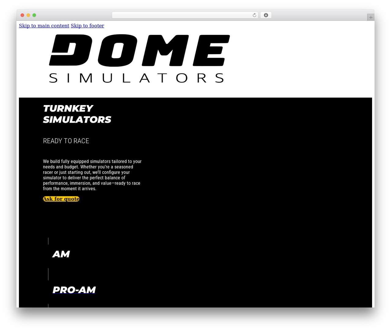 WordPress website theme Bricks - domesimulators.com WordPress website theme Bricks - domesimulators.com