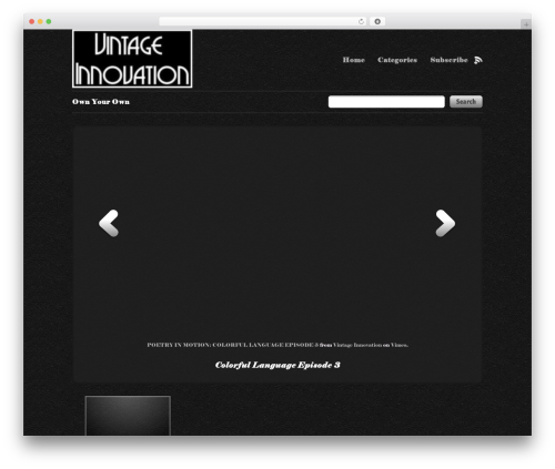 Font uploader WordPress plugin - vintageinnovation.tv