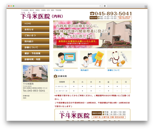 旧お医者さん theme WordPress - shimotomaiclinic.com