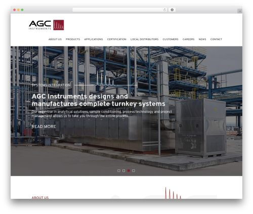 AGC Instruments WordPress theme - agc-instruments.com