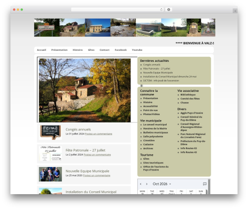 Duplexes WordPress theme - valzsouschateauneuf.fr
