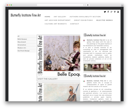 Gallery Responsive WordPress Theme theme WordPress - butterflyinstitute.com