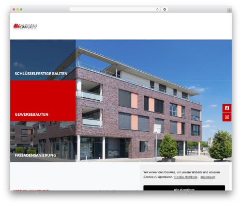 Greenly WordPress theme - mahlstedt-bau.de