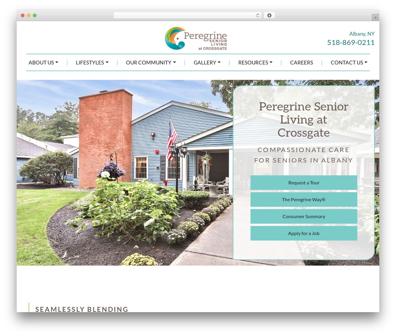 UnderStrap WP theme - peregrinecrossgate.com