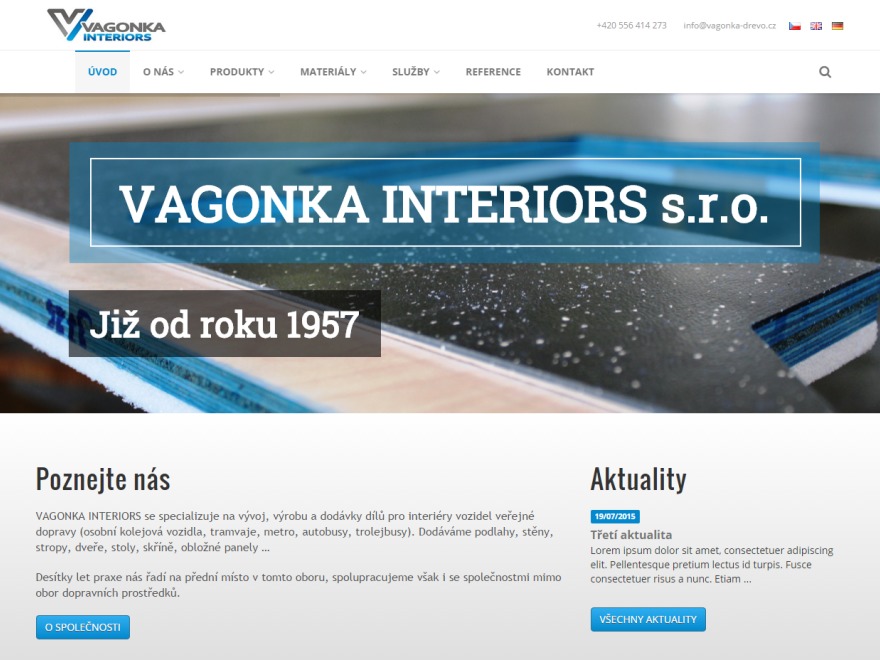 Vagonka WordPress blog theme