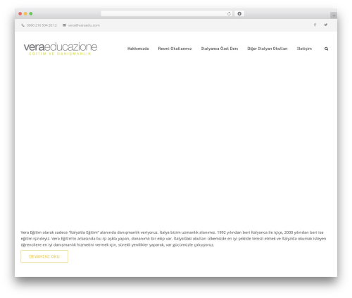 WordPress theme Electrify - veraedu.com