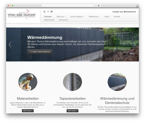 WordPress website template Customizr - vonderhocht.de