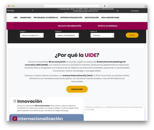 Stachethemes_event_calendar WordPress plugin - www.uide.edu.ec