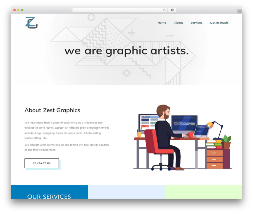 Anders WP theme - zestgraphics.com