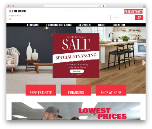 Brand map addon WordPress plugin - xtremeflooring.net