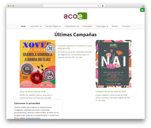 CitadelaWP theme WordPress - acoe.es