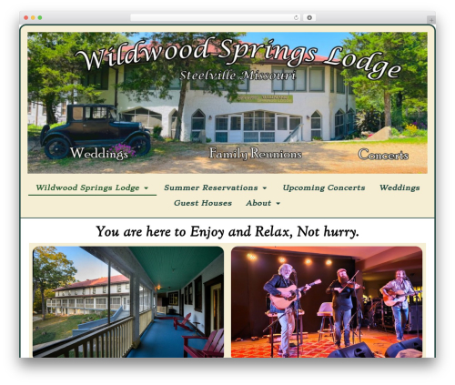Easy hotel WordPress plugin - wildwoodspringslodge.com