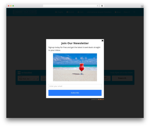 1clickblogpost WordPress plugin - compareyourflight.com
