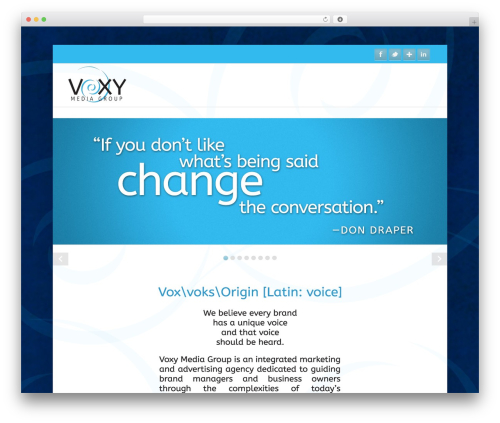 Et shortcodes WordPress plugin - voxymediagroup.com