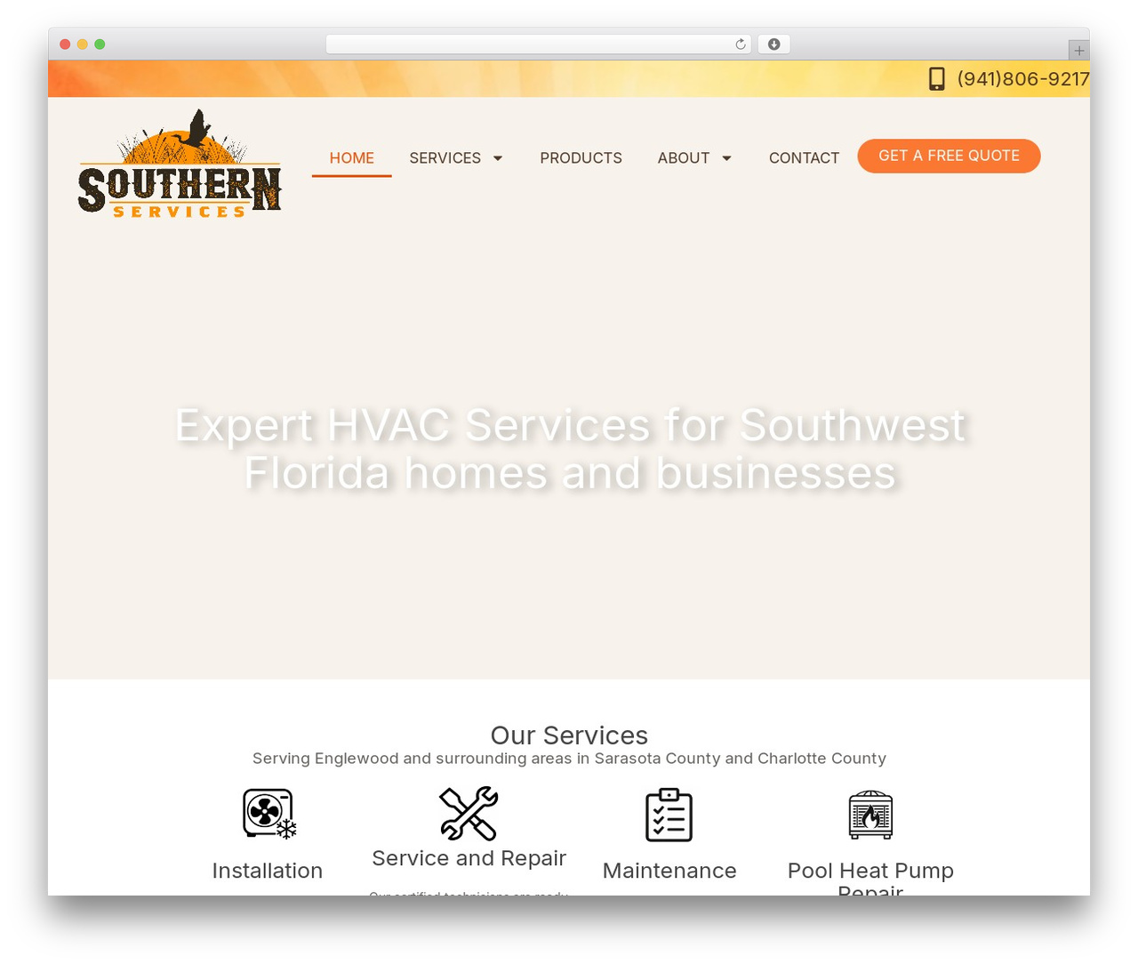 Stellar Theme WordPress theme - southernservicesfl.com