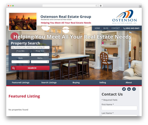 Theme WordPress IXACT Framework - ostenson.com