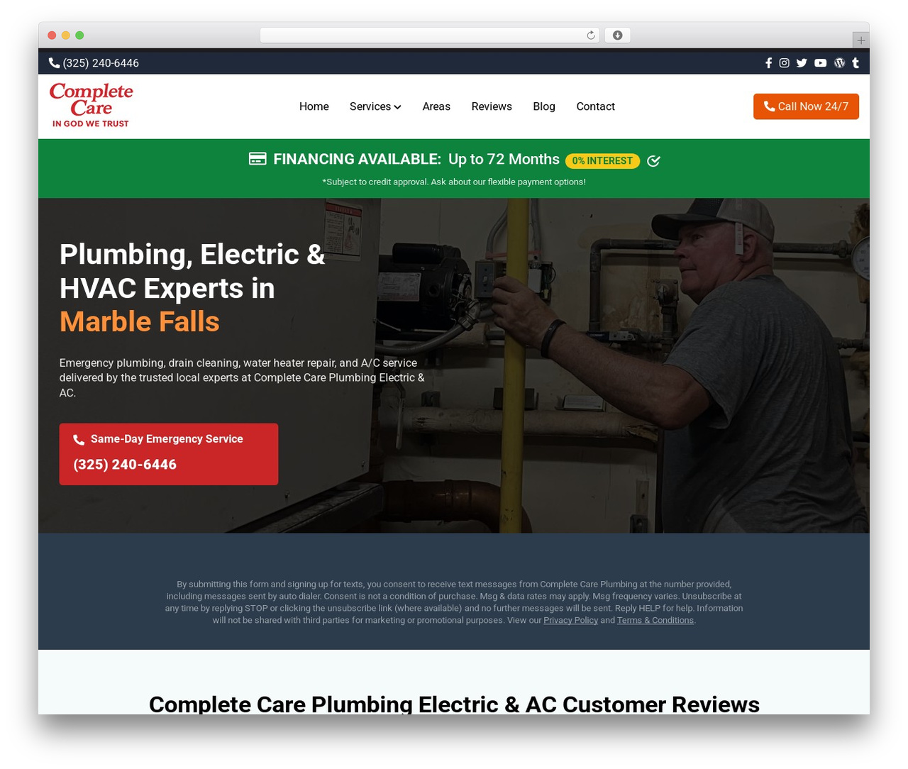 Theme WordPress CCP - hillcountryplumber.com