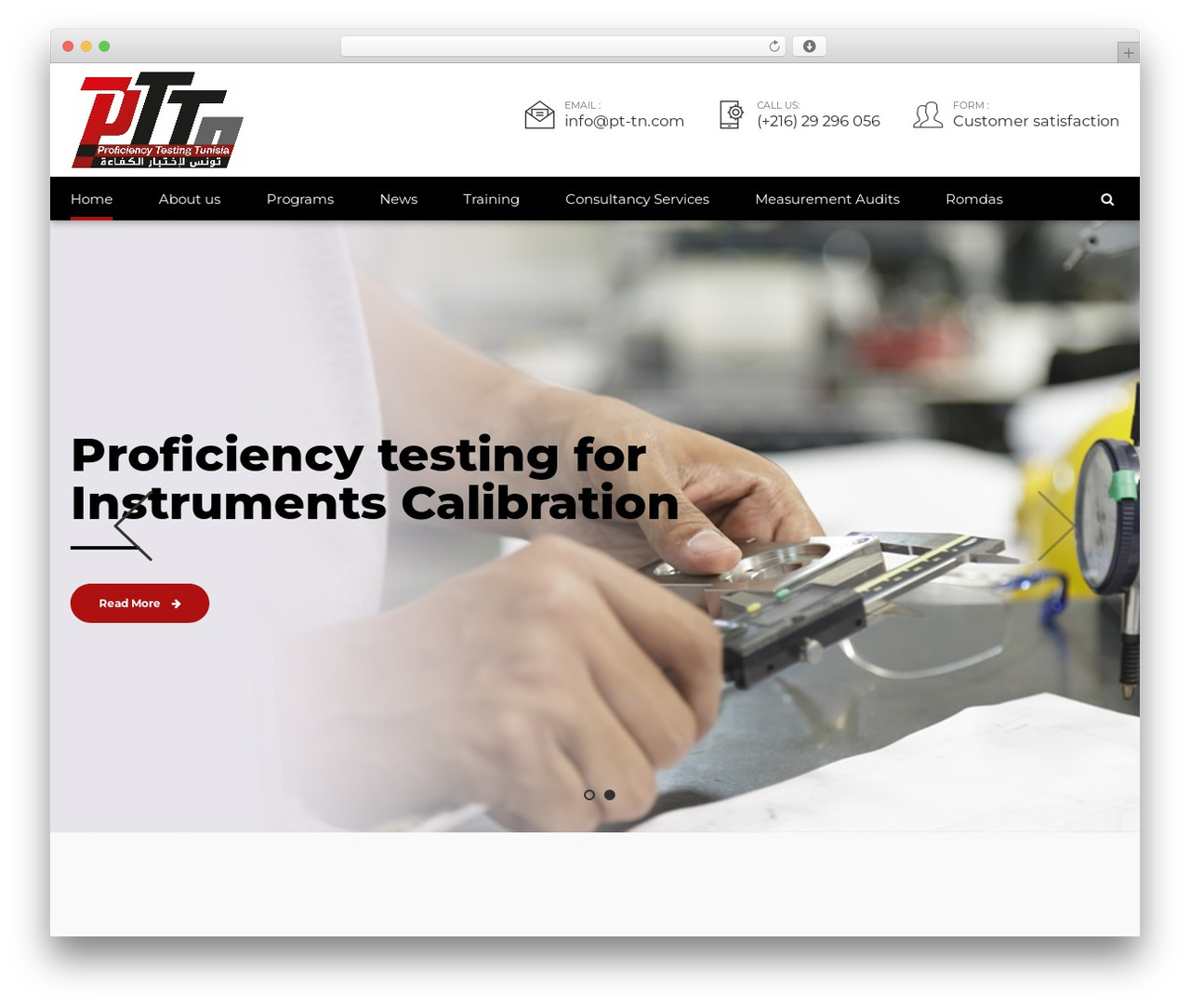 Theme WordPress Industrial - pt-tn.com