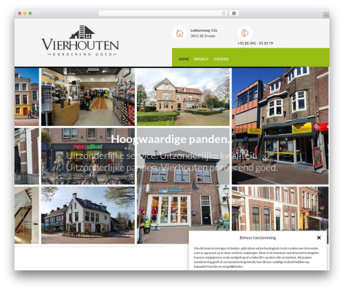 Theme WordPress Quicksale - vierhoutenonroerendgoed.nl