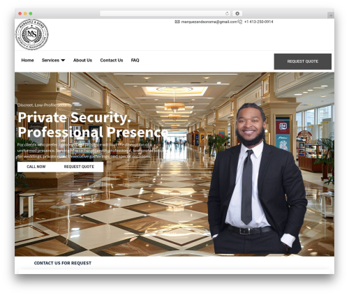 WordPress theme Bristol - marquezandsons.net