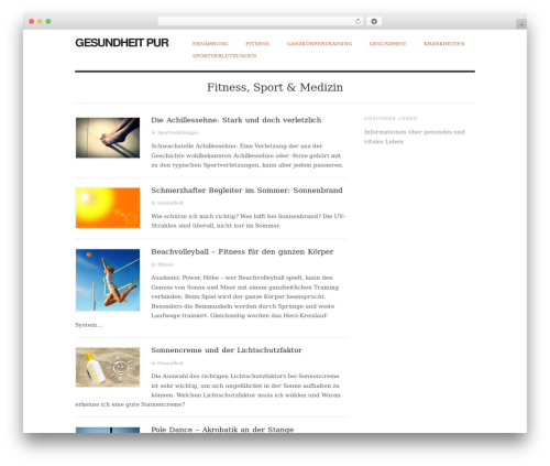 WordPress theme Origin - vitavie.de