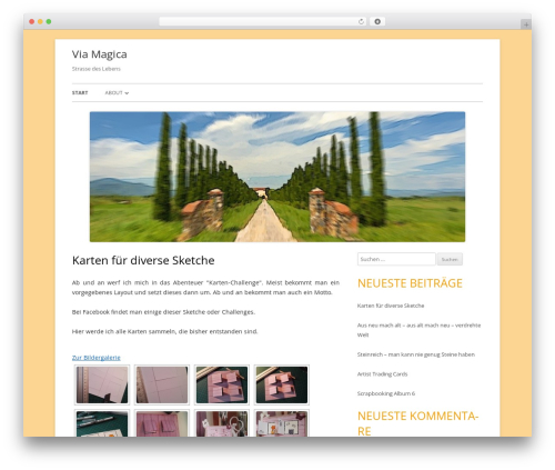 WordPress theme Tiny Forge - via-magica.de