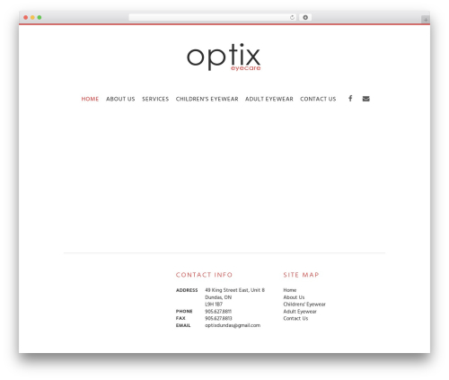Best WordPress theme Laurel - optixdundas.ca