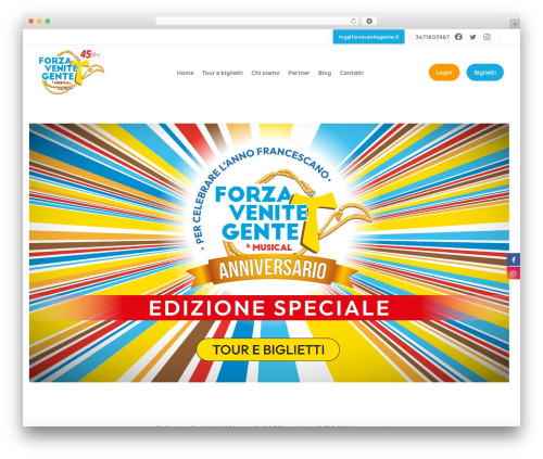 Pixfort likes WordPress plugin - forzavenitegente.it