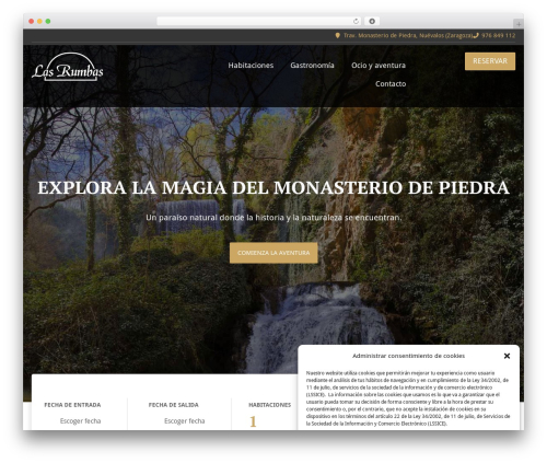 Hello Elementor WordPress theme - lasrumbas.com